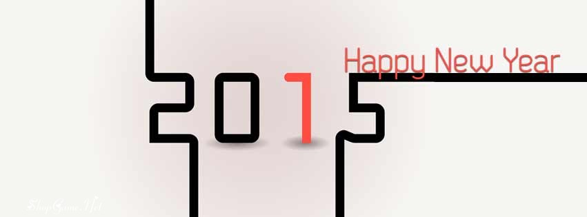 Ảnh bìa Facebook năm mới 2015 đẹp nhất